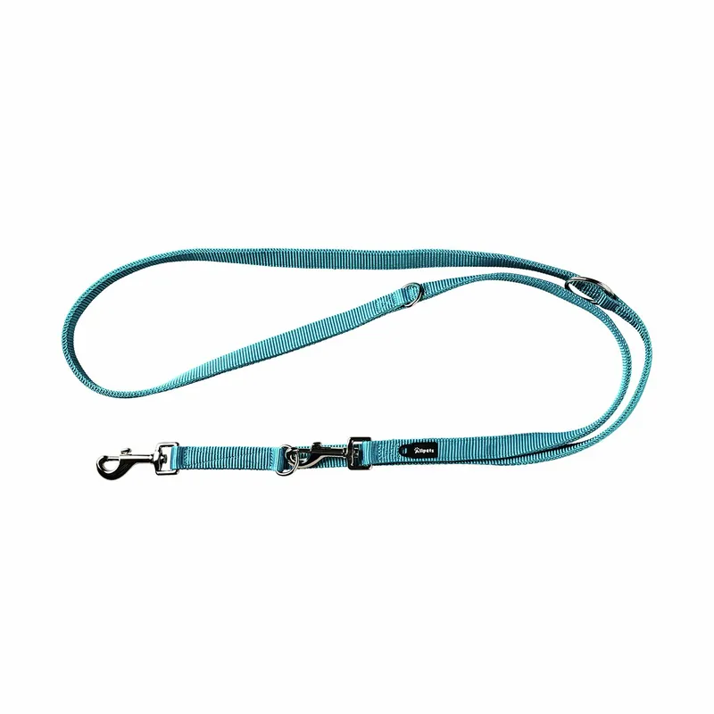 Allpets Extended Leine doppelt M–L 2 m / 20 mm turquoise Garantierte Lieferung